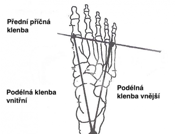 klenba chodidla 